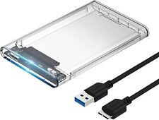 Sabrent 2.5-Inch SATA to USB 3.0 Tool-Free Clear External Hard Drive Enclosure picture