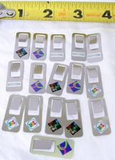 IBM OS/2 DOS Advertising Markclip Paperclips Vintage New Old Stock Lot of 16 picture