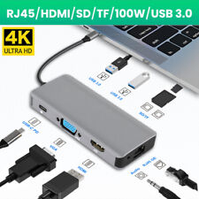 9-in-1 USB-C Hub Adapter Type-C Hub HDMI For MacBook Pro/Air iPad Pro Laptop picture