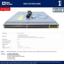 Cisco Nexus N3K-C3172PQ-10GE 48 Ports Switch W/ DUAL POWER - Same Day Shipping picture
