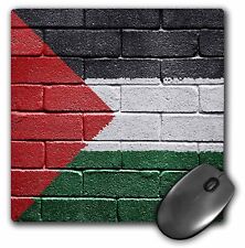 3dRose National flag of Palestine painted onto a brick wall Palestinian MousePad picture