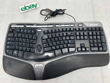 HEAVY USED Microsoft Ergonomic Keyboard 4000 v1.0 KU-0462 USB Wired (SEE DESC) picture
