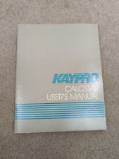 KAYPRO 10 Manual * ORIGINAL *  CALCSTAR User's Manual picture