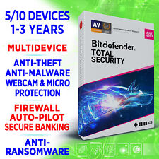 Bitdefender Total Security 2022 5-10 devices 1-3 years Activation Key incl VPN picture