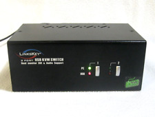 LinksKey LDV-DM222AUSK 2-Port USB KVM Switch Dual Monitor DVI  & Audio Support picture
