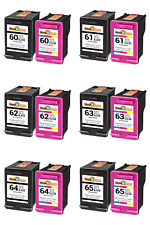Ink Cartridge Combo For HP 60XL 61XL 62XL 63XL 64XL 65XL With picture