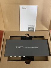 GREATHTEK/PWAY KVM Switch HDMI Dual Monitor Extended Display 4 Port,USB2.0 picture