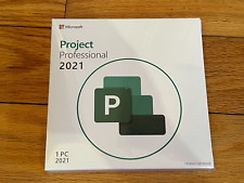 2021 Microsoft Project Professional Sealed Box | Windows 10/11 | Retail Package picture