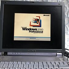 Rare Sony Vaio PCG-R505TE 505 Series - Windows 2000 only works with power supply picture