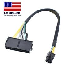 24 Pin to 6 Pin ATX PSU Power Adapter Cable for Dell OptiPlex and More MB picture