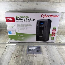 CyberPower EC850LCD Ecologic 850 VA 510 Watts 12 Outlets New Never Used picture