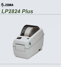 Zebra LP 2824 Plus Printer 282P-201510-000, USB ETHERNET, W/ Adapter, picture