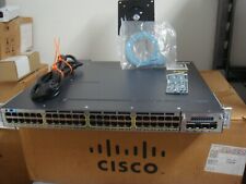 Cisco WS-C3750X-48PF-S 48-Port PoE Gigabit 3750X Switch w/10G Module picture