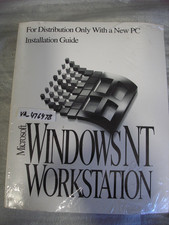 Microsoft Windows NT Workstation with CD & 3 1/2