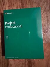 2019 Microsoft Project Professional Brand New Factory Sealed Retail Box picture