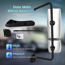 Door Main Mirror Assembly for 2002-2023 International Durastar 4300 Left Chrome picture