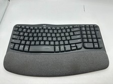 HEAVY USE Logitech Wave Keys MK670 YR0096 Ergonomic Wireless Bluetooth Keyboard picture