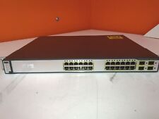 Defective Cisco WS-C3750G-24PS-S Catalyst 24-Port Switch Bad PoE Ports AS-IS picture