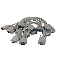 Your Cable Store 1 Foot 9 Pin Serial Splitter Cable DB9 2 Male / 1 Female RS23 picture