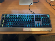 Alienware Multi Color Back Lit Light Up Gaming Keyboard AW768 Tested & Working picture