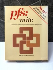 Vintage IBM PC DOS software - PFS: Write - disk and manual picture