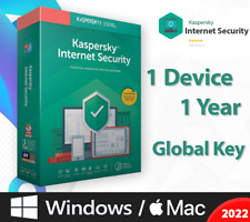 Kaspersky Internet Security 1 Device 1 Year - 2022 For Mac & PC picture