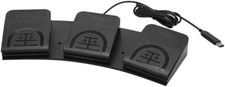 Upgraded USB Triple Foot Pedal Optical Switch Control PC Mouse Game Action HID picture