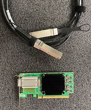 Dell 6FKDT Mellanox MCX555A ConnectX-5 EDR IB 100GbE with 100G QSFP28 2M Cable picture