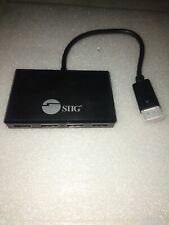 SIIG 4 Port to DisplayPort DP MST Hub 4k Muti Monitor Splitter 1x4 CE-DP0E12-S1 picture