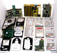 Vintage Lot: 20- 1990's Hard Drives & Boards, Maxtor, Caviar, Samsung, hp, etc. picture
