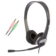 Cyber Acoustics AC-201 Stereo Headset Separate Microphone Jack School Education picture