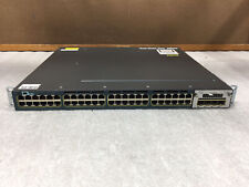 Cisco Catalyst WS-C3560X-48P-L 48 Port PoE+ Rackmount Ethernet Switch, --RESET picture