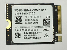 NEW WD PC SN740 2TB 2230 NVMe PCIe 4x4 SSD For Steam Deck Dell ASUS ROG laptop picture