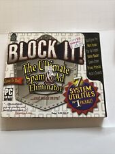 Software PC Block It The Ultimate Spam & Ad Eliminator 7 Utilities VINTAGE NEW picture