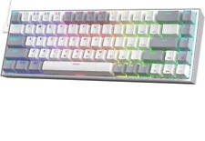 Redragon K631 Gery 65% Wired RGB Gaming Keyboard, 68 Keys Compact Mechanical picture