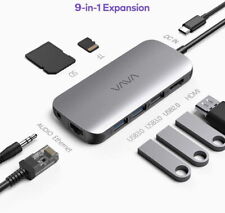 VAVA UC016 USB C Hub 9-in-1 Adapter W/ PD Power Type-C 4K HDMI Audio USB08 picture