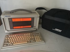Vintage Compaq Portable 2660 Computer w/ Bag needs repair picture