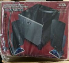 Brand New Cyber Acoustics CA-3080 26W Powered 2.1 Speaker System 3pc Subwoofer  picture