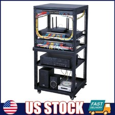 12U 15U 20U Open Frame Network Rack for IT & AV Gear Floor Standing Wall Mounted picture