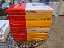 Vintage Borland C++ Manuals 10 Book Lot Retro Computer Windows picture