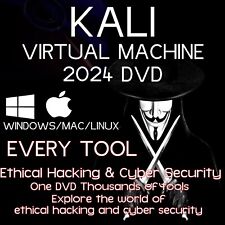 Kali Linux 2023.4 Virtual Machine DVD - Ethical Hacking & Cyber Security USA picture