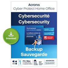 Acronis Cyber Protect Home Office Advanced Edition 1 License 1-Year Subscription picture