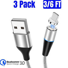 3Pack 3/6FT Magnetic Fast Charger Cable USB Data Cord for iPhone 13 12 11 XR 8 7 picture