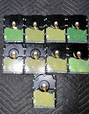 LOT OF (9) 8TB SATA Hard Drives . 9 - WD PURPLE Read Info picture