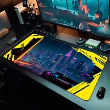 CyberPunk Desk Mat, Gaming Mousepad, Non-slip rubber, Cyberpunk 2077 Mouse Pad. picture