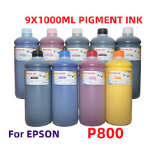 9X1Liter Premium Pigment refill ink for SureColor SC P800 Printer T850 * picture