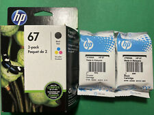 Genuine HP 67 B/C Ink Cartridge Combo-HP2752 2732 4155 6055 6455 printer picture