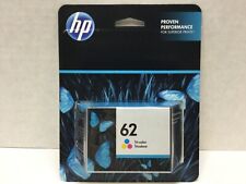 Genuine HP 62 Tri-color Ink Cartridge ~ C2P06AN ~ APR/2023 ~ Factory Sealed picture