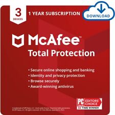 McAfee Total Protection 2024 - 3 PC 1 Year GLOBAL Key - No CD picture