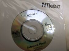Reference Manual for Nikon View 4 Coolpix WINDOWS CD software disc   picture